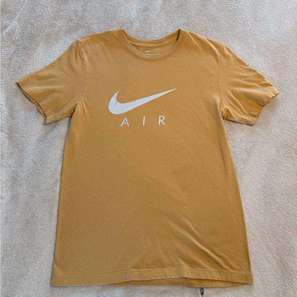 Nike Mustard Yellow Air Swoosh T-Shirt